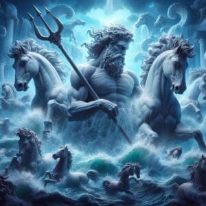 Porque é Poseidon o deus dos cavalos?