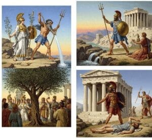 O dia em que Atena e Poseidon disputaram Atenas - e o Areópago