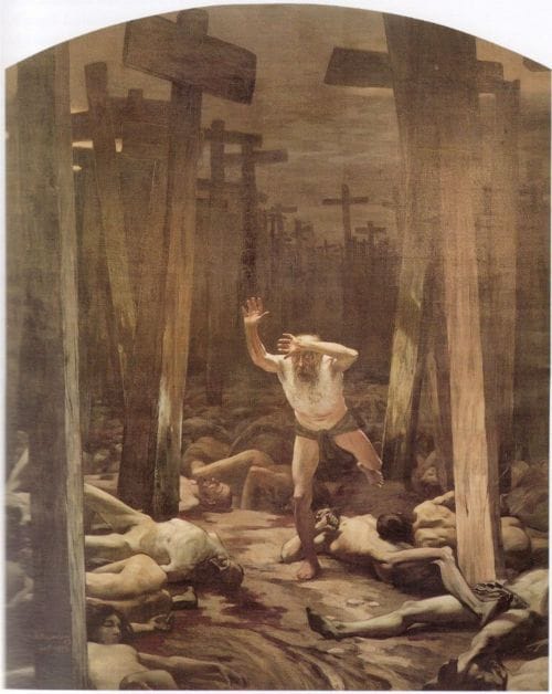 Judeu Errante entre os crucificados Judeu Errante entre os crucificados