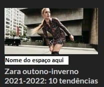 Promoção de promoção de marca de roupa no Sapo Blogs