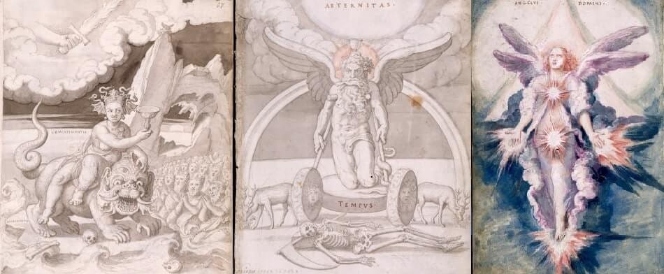 De Aetatibus Mundi Imagines de Francisco de Holanda, cenas do final dos tempos