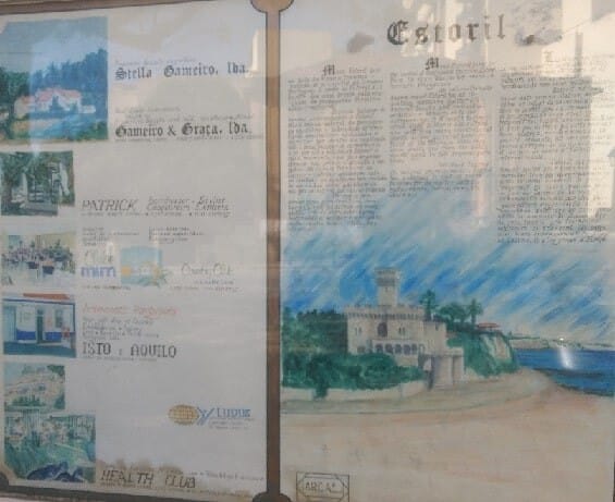 Um dos cartazes do Monte Estoril