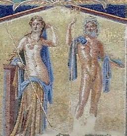 A deusa Salacia e Neptuno ou Anfitrite e Poseidon