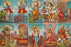 A lenda dos avatares de Vishnu A lenda dos Avatares de Vishnu