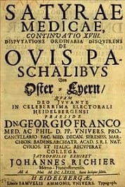 Livro 'De Ovis Paschalibus', fonte de muita desta informação