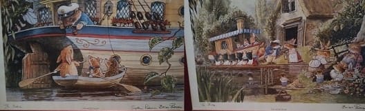 Dois quadros de Fox Wood Tales