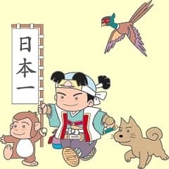 Momotaro e os seus companheiros