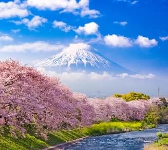 O Monte Fuji, símbolo da lenda de Kaguya