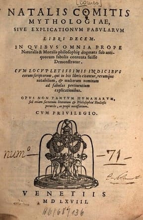 Natalis Comes e a Mythologiae