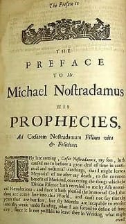 As Profecias de Nostradamus