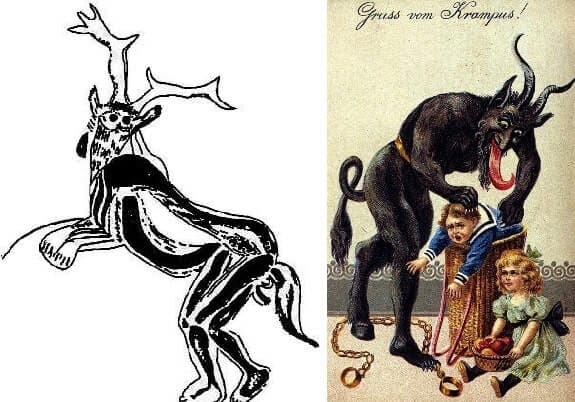 A lenda de Krampus e Zwarte Piet