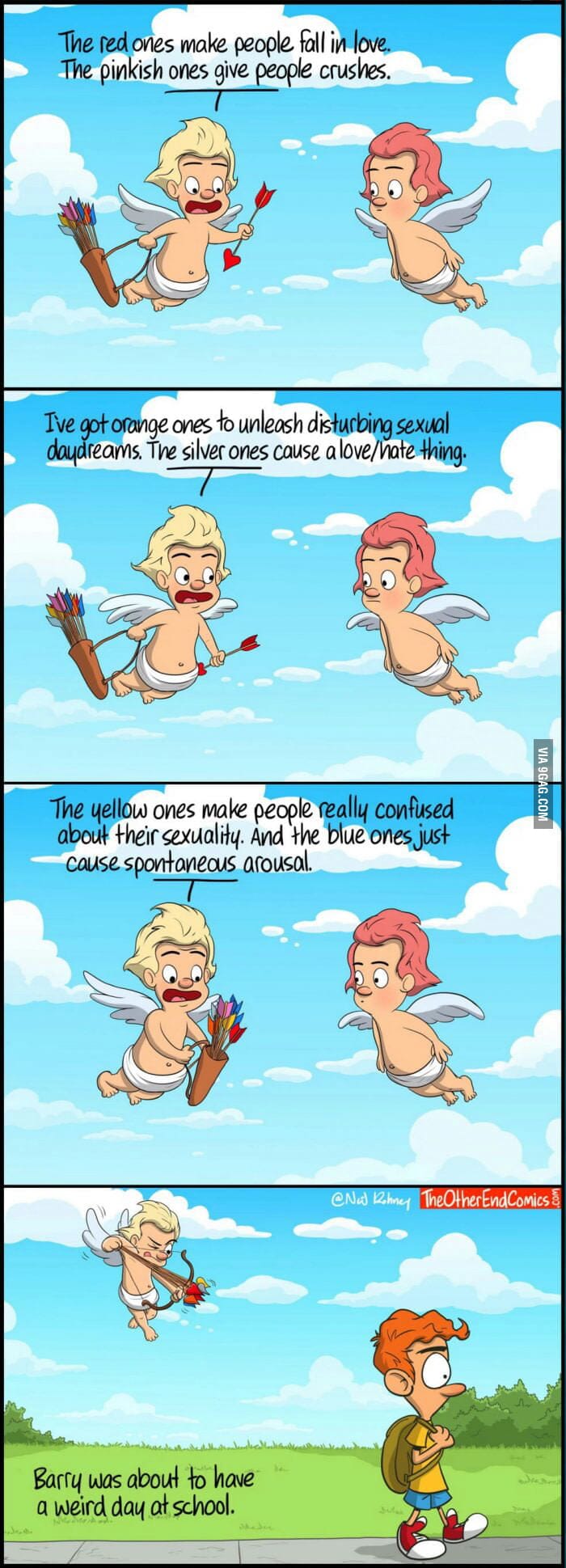 Piada com cupidos Piada com cupidos