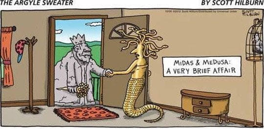 O Rei Midas e a Medusa