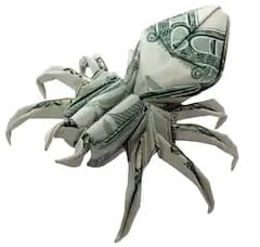 Aranha e dinheiro