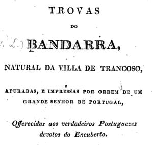 As Trovas ou Profecias do Bandarra