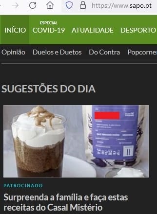 Casal Mistério, um produto Sapo!