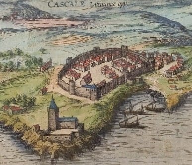 Panorâmica de Cascais no século XVI