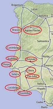 As principais cidades romanas de Portugal