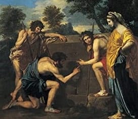 Et in Arcadia Ego, de Nicolas Poussin Et in Arcadia Ego, de Nicolas Poussin