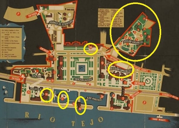 Mapa da Exposição do Mundo Português de 1940