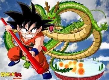 Goku e o dragão Goku e o dragão