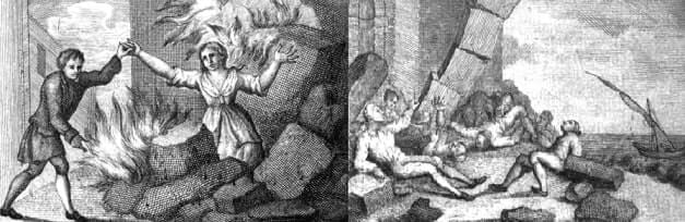 Lisboa destruída em 1755