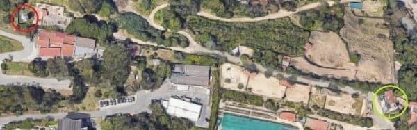Mapa do norte do Jardim Zoológico de Lisboa