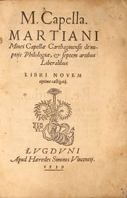 As núpcias de Filologia e Mercúrio, de Marciano Capela