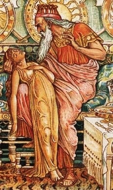 Midas e a filha