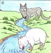 O cordeiro e o lobo O cordeiro e o lobo