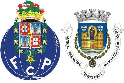 Os brasões do Porto - o clube de futebol e a cidade - em duas lendas