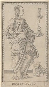 A carta Tarocchi da Prudência