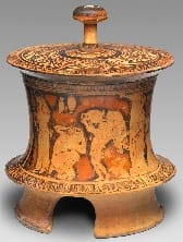 Um exemplo de pyxis
