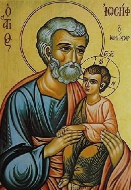 São José e o seu filho São José e o seu filho