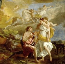 Selene e Endimião, figuras da Mitologia Grega