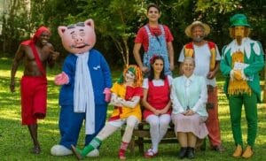 Algumas personagens do Sítio do Picapau Amarelo, de Monteiro Lobato