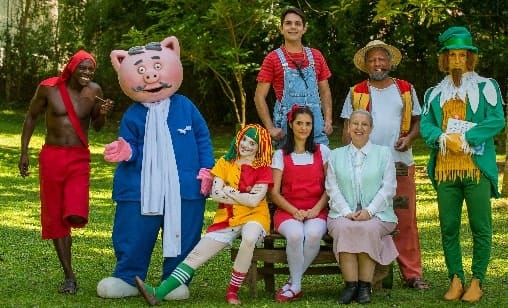 Algumas personagens do Sítio do Picapau Amarelo, de Monteiro Lobato