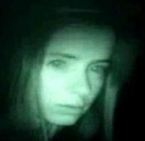 Fotografia do fantasma de Teresa Fidalgo, ou Teresa Fidalga